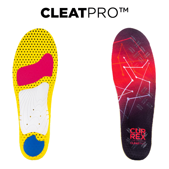 CURREX® CLEATPRO™ Insoles | Dynamic Sports Insoles for Soccer Cleats, Football Cleats, Spikes, & Field Sport Shoes