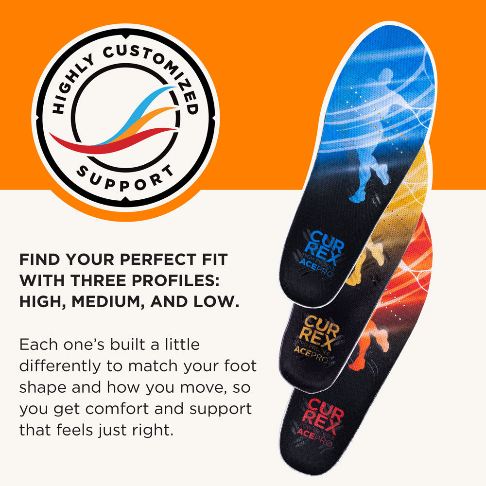CURREX® ACEPRO™ Insoles | Dynamic Insoles for Tennis Shoes