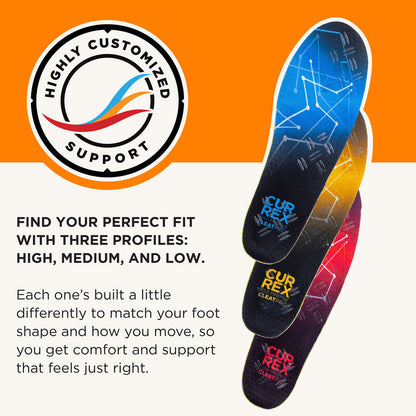 CURREX® CLEATPRO™ Insoles | Dynamic Sports Insoles for Soccer Cleats, Football Cleats, Spikes, & Field Sport Shoes